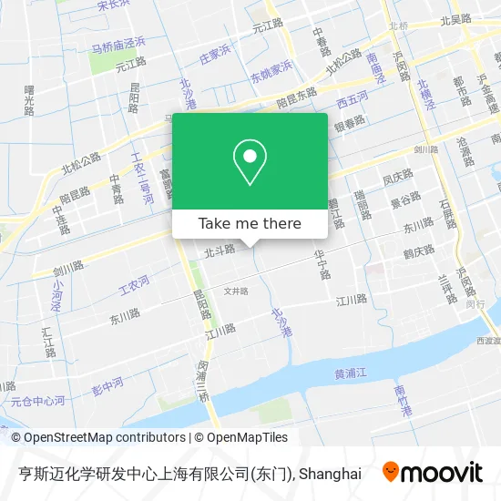 亨斯迈化学研发中心上海有限公司(东门) map