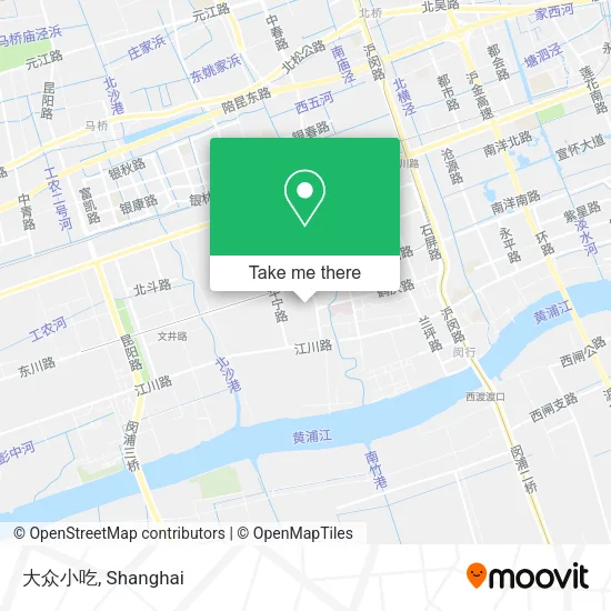 大众小吃 map