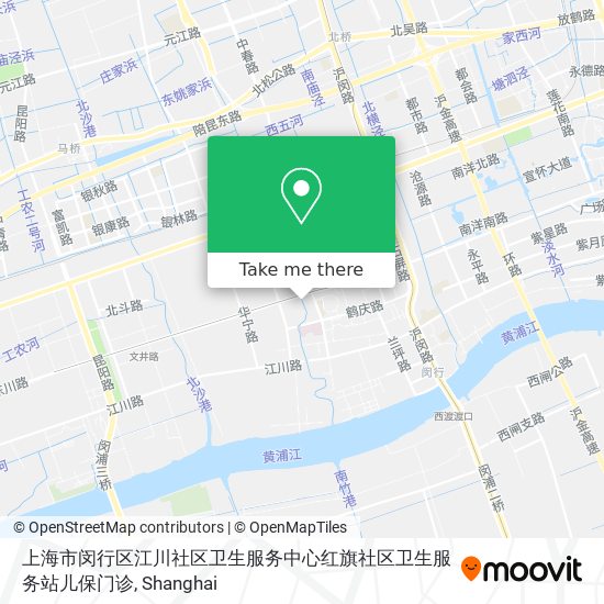 上海市闵行区江川社区卫生服务中心红旗社区卫生服务站儿保门诊 map