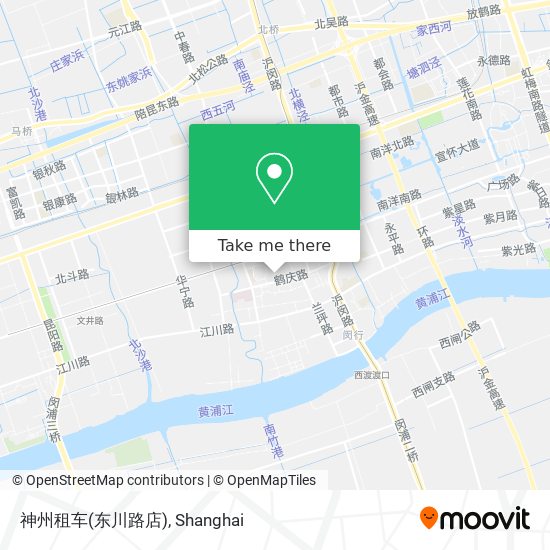 神州租车(东川路店) map