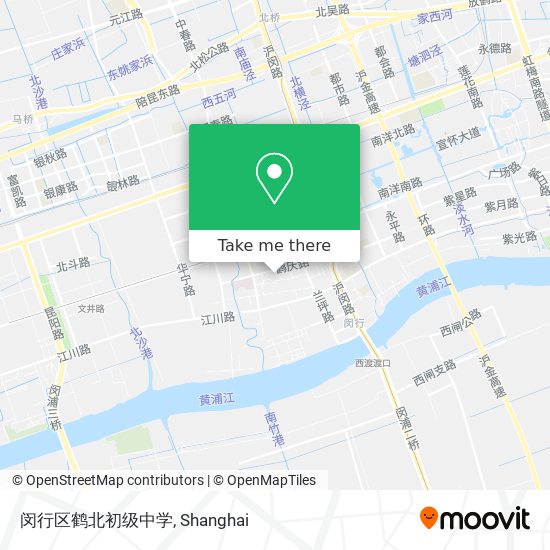 闵行区鹤北初级中学 map