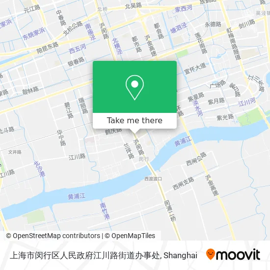 上海市闵行区人民政府江川路街道办事处 map