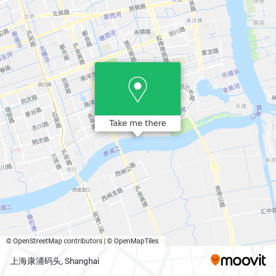 上海康浦码头 map