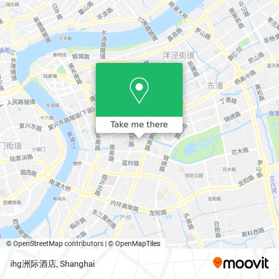 ihg洲际酒店 map