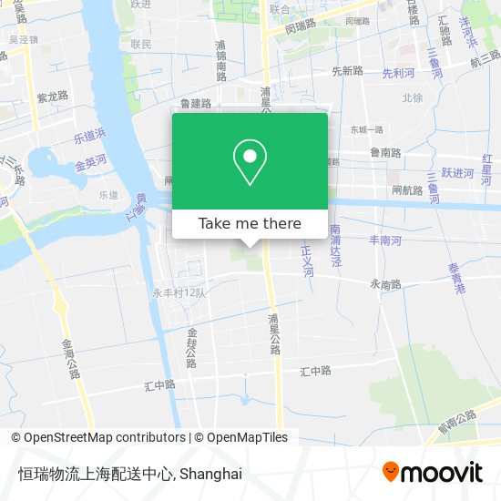 恒瑞物流上海配送中心 map