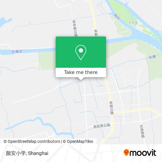 颜安小学 map