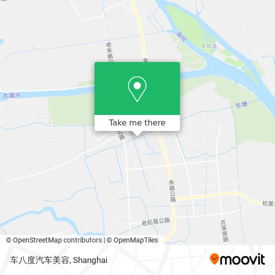 车八度汽车美容 map