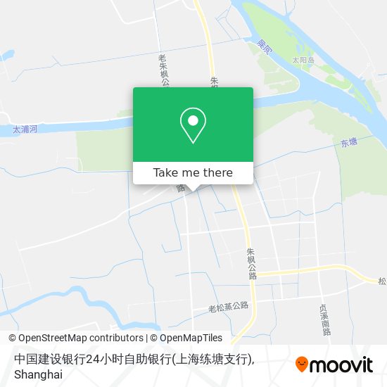 中国建设银行24小时自助银行(上海练塘支行) map