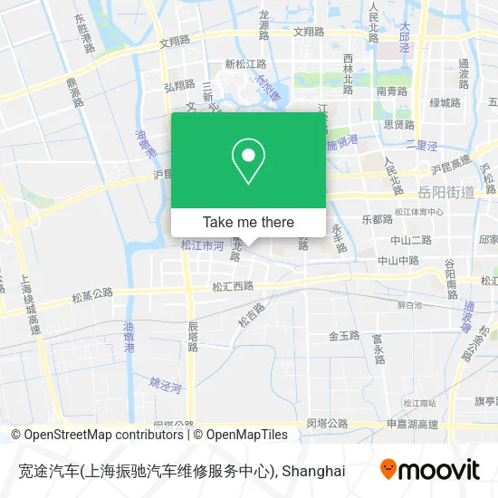 宽途汽车(上海振驰汽车维修服务中心) map