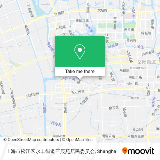上海市松江区永丰街道三辰苑居民委员会 map