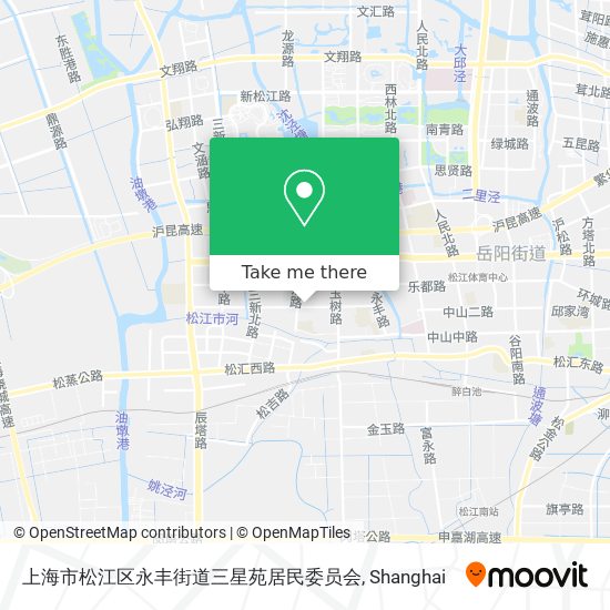 上海市松江区永丰街道三星苑居民委员会 map
