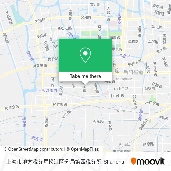 上海市地方税务局松江区分局第四税务所 map