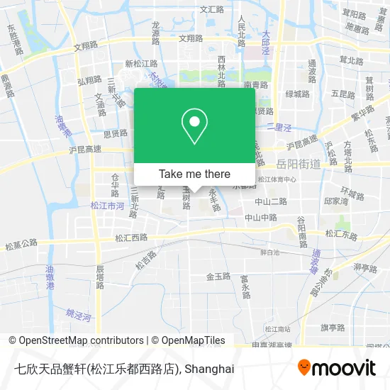 七欣天品蟹轩(松江乐都西路店) map