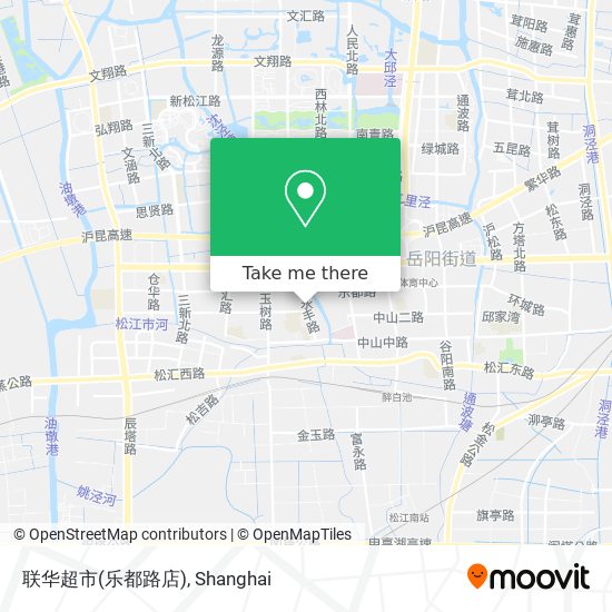 联华超市(乐都路店) map
