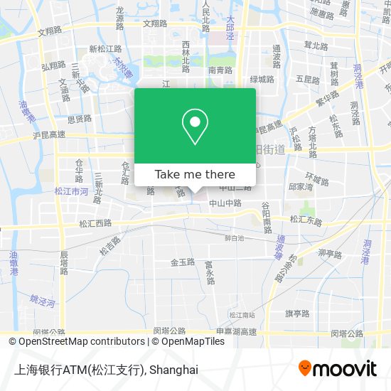 上海银行ATM(松江支行) map