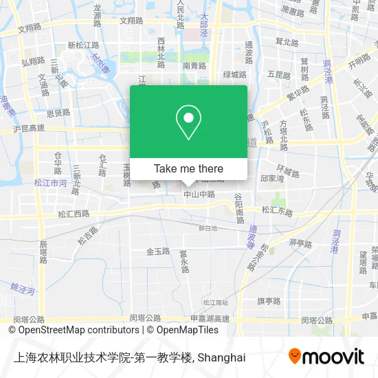 上海农林职业技术学院-第一教学楼 map