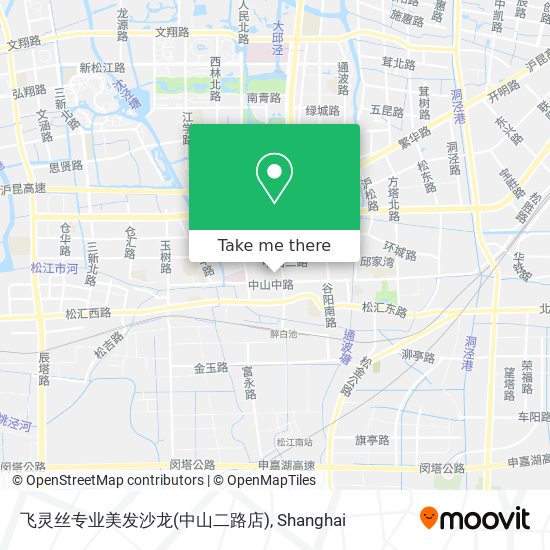 飞灵丝专业美发沙龙(中山二路店) map