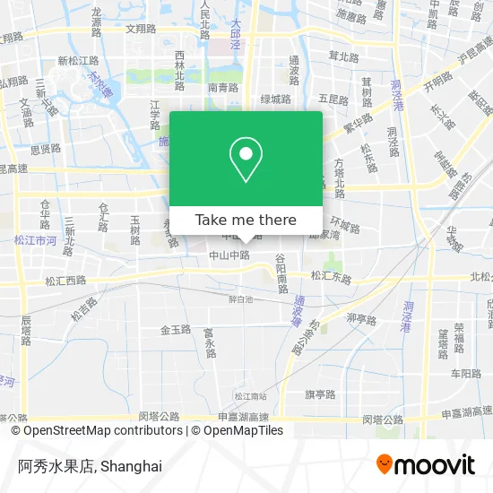 阿秀水果店 map