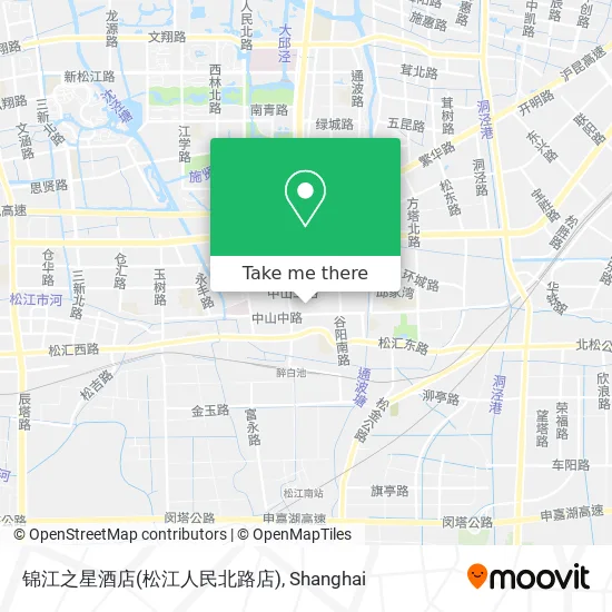 锦江之星酒店(松江人民北路店) map