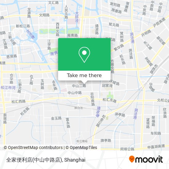 全家便利店(中山中路店) map