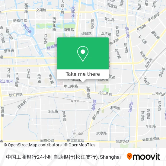 中国工商银行24小时自助银行(松江支行) map