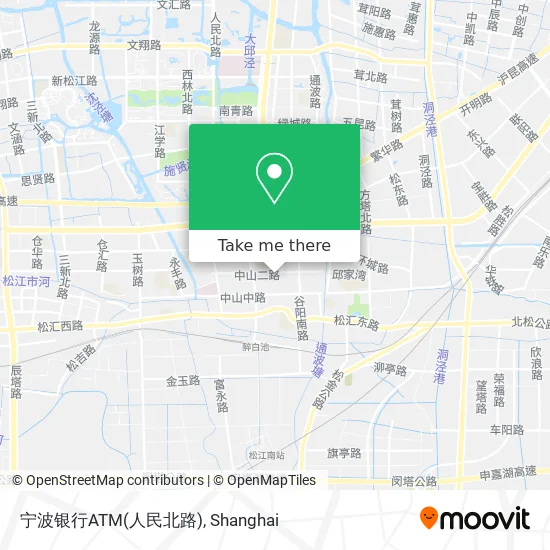 宁波银行ATM(人民北路) map