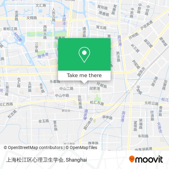 上海松江区心理卫生学会 map