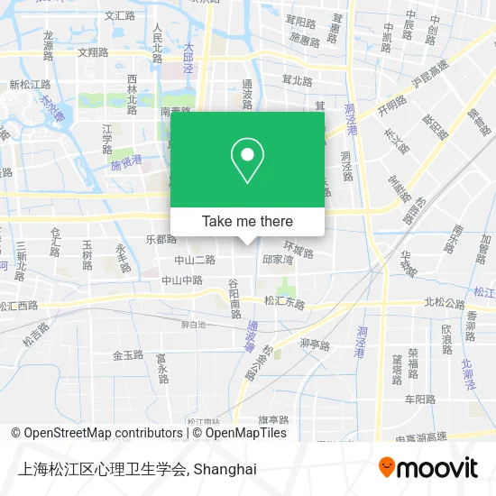 上海松江区心理卫生学会 map