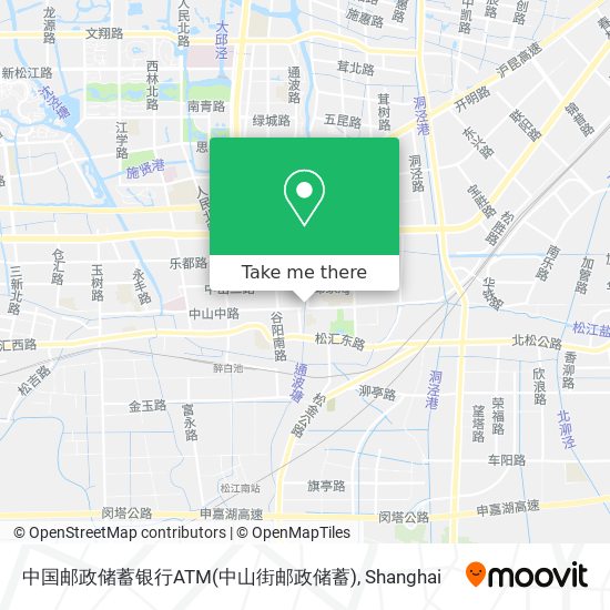 中国邮政储蓄银行ATM(中山街邮政储蓄) map