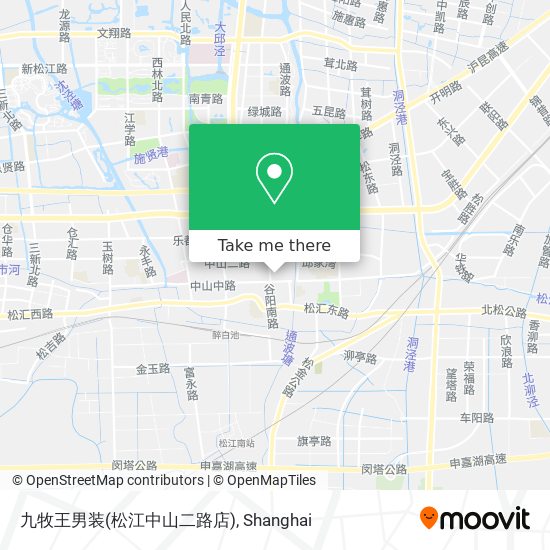 九牧王男装(松江中山二路店) map