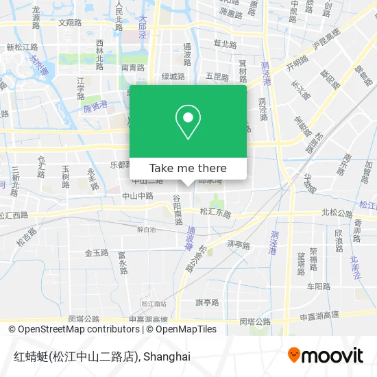 红蜻蜓(松江中山二路店) map