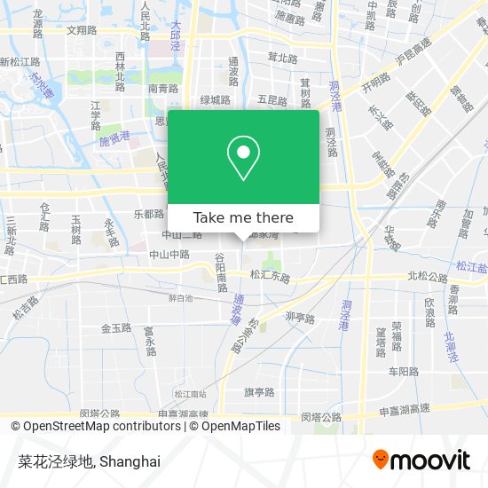 菜花泾绿地 map