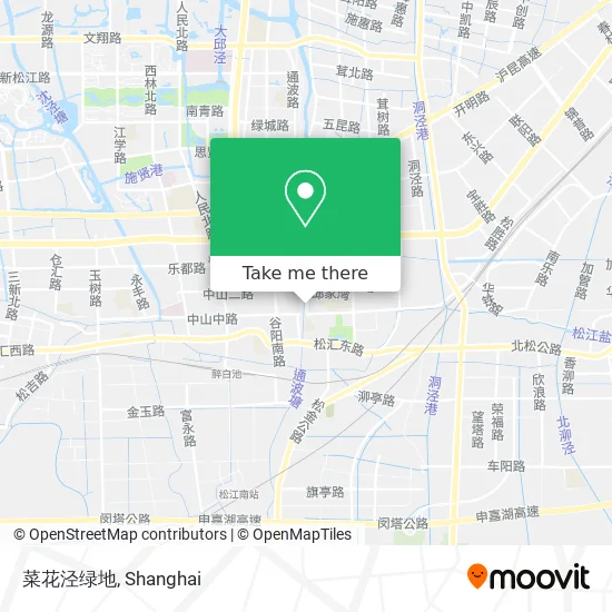 菜花泾绿地 map