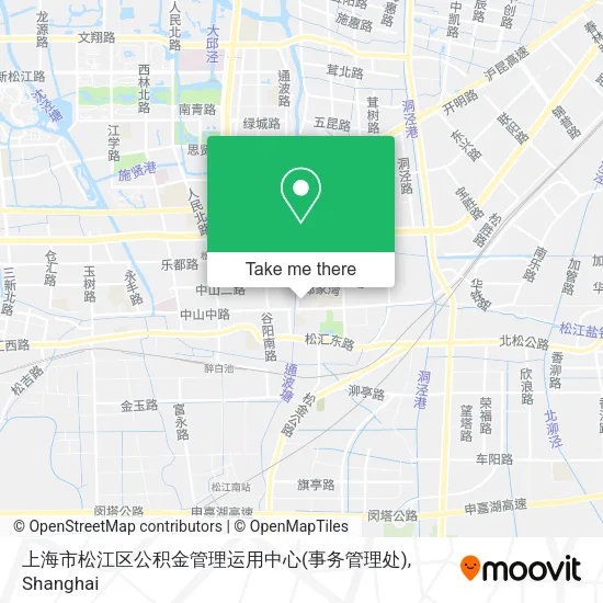 上海市松江区公积金管理运用中心(事务管理处) map