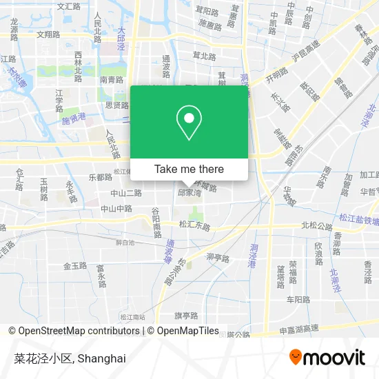 菜花泾小区 map