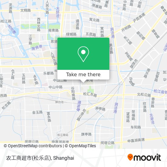 农工商超市(松乐店) map