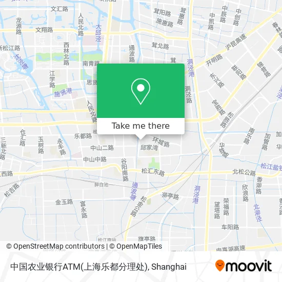 中国农业银行ATM(上海乐都分理处) map