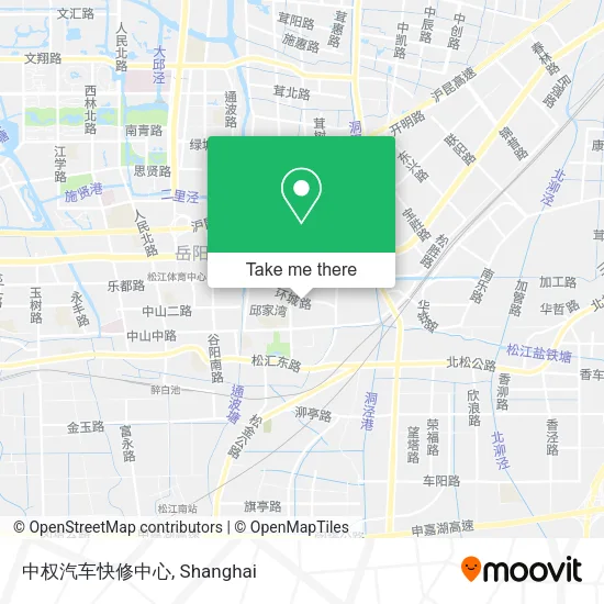 中权汽车快修中心 map
