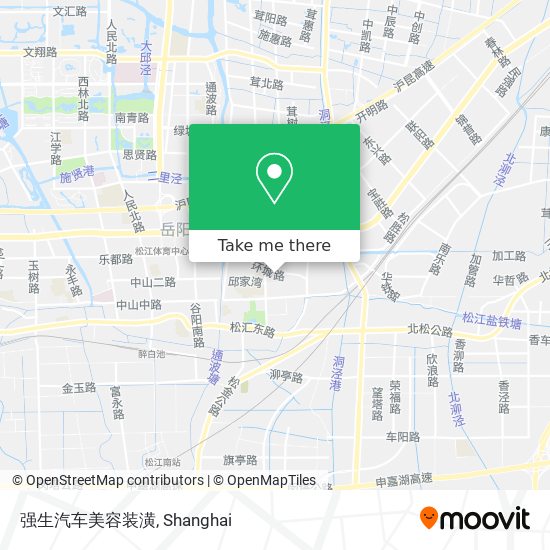 强生汽车美容装潢 map