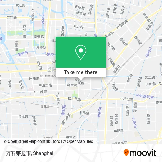万客莱超市 map