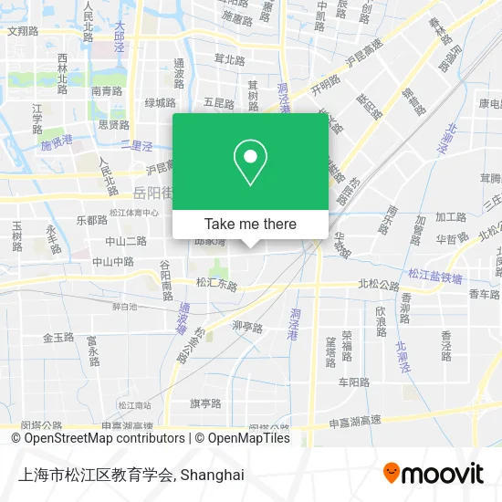 上海市松江区教育学会 map