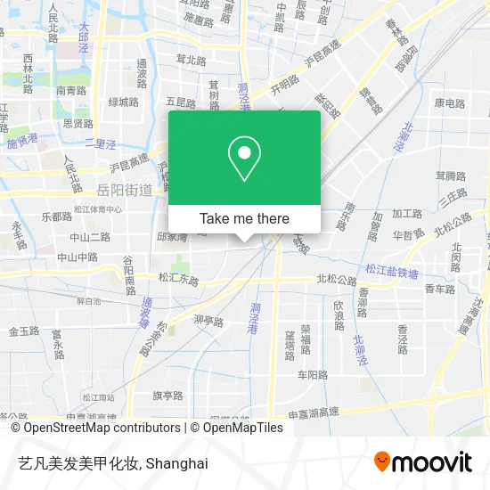 艺凡美发美甲化妆 map
