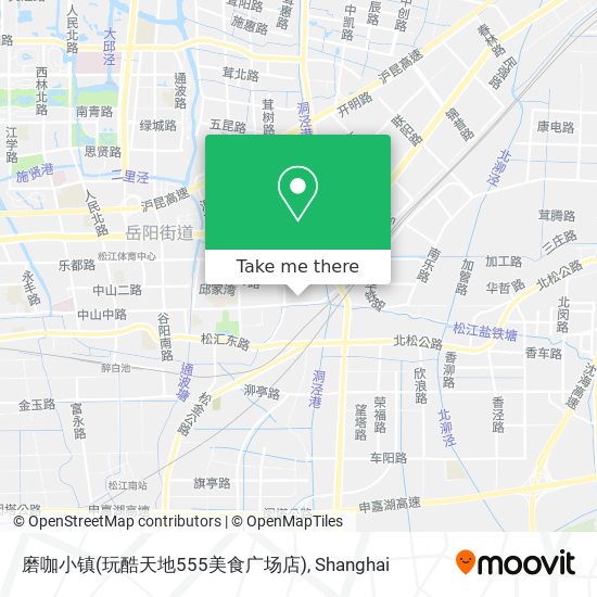 磨咖小镇(玩酷天地555美食广场店) map