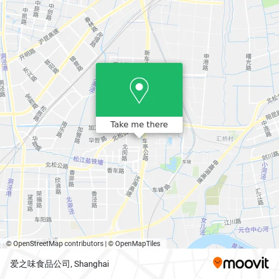 爱之味食品公司 map