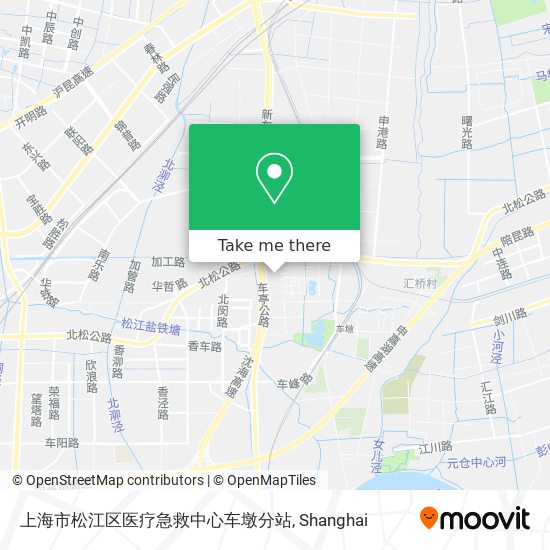 上海市松江区医疗急救中心车墩分站 map