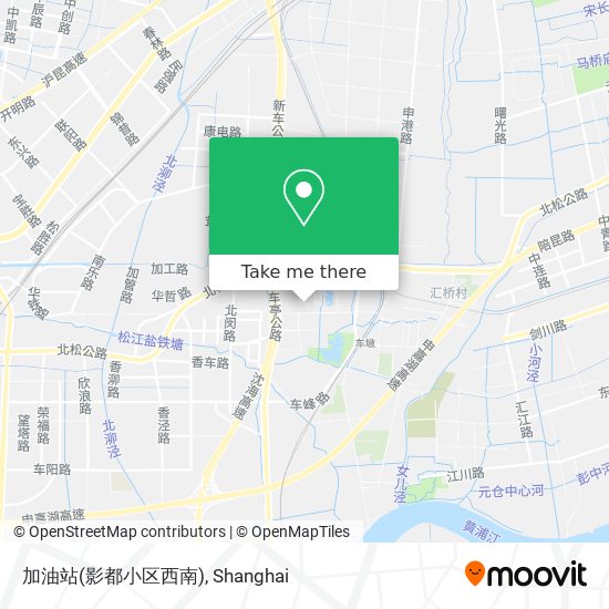 加油站(影都小区西南) map