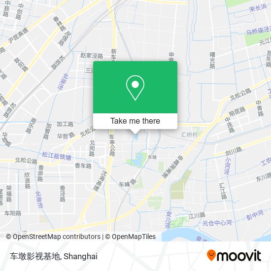 车墩影视基地 map