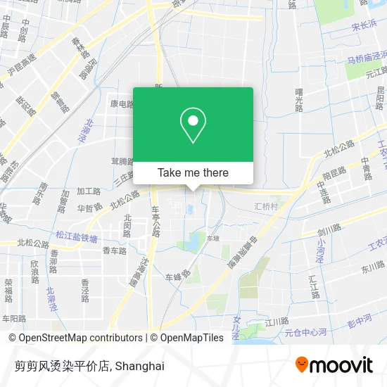 剪剪风烫染平价店 map