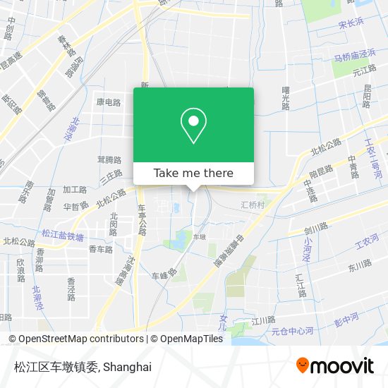 松江区车墩镇委 map