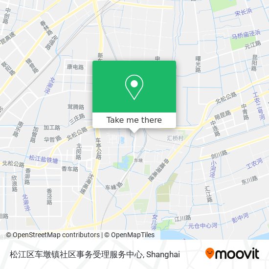 松江区车墩镇社区事务受理服务中心 map